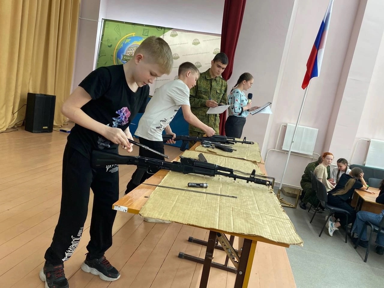Школьный этап игры «Зарница» в КСОШ N 2!.