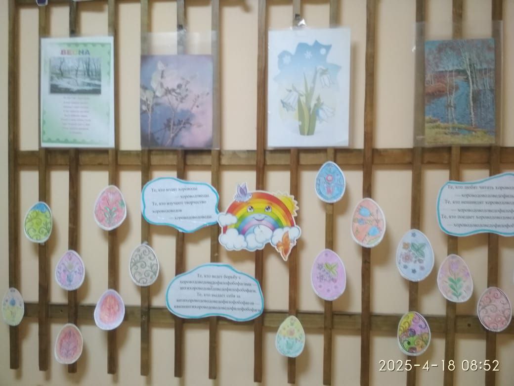 Выставка пасхальных яиц.